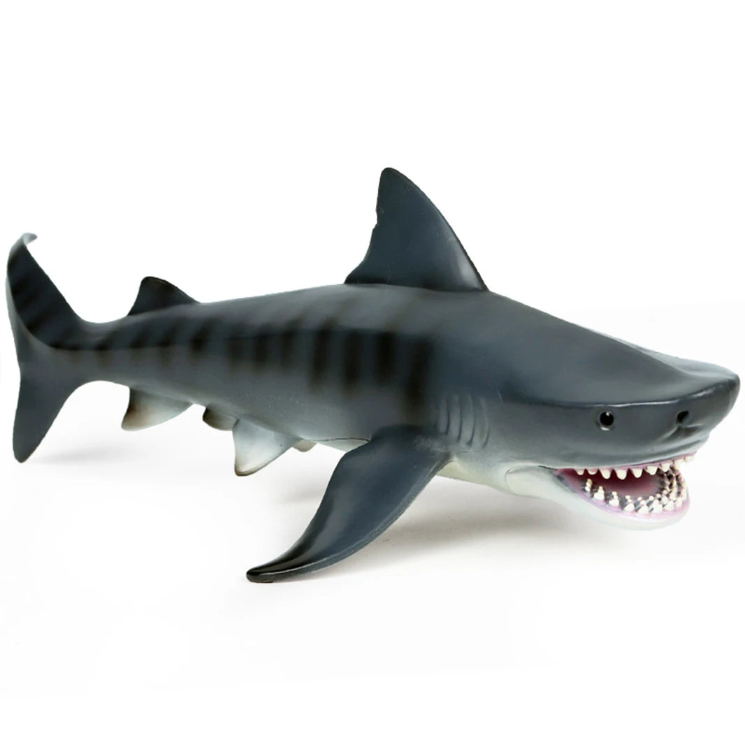 Sea Life Model Great White Shark Helicoprion Megalodon Action Figure Aquarium Ocean Marine Animals PVC Education Kids Toy