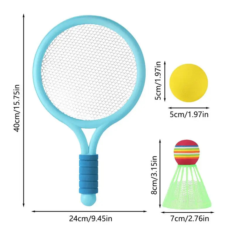 Badminton Equipment Badminton Set Non Slip Badminton Set Game Equipment Portable Lawn Yard Badminton Set For Children Girls Kids