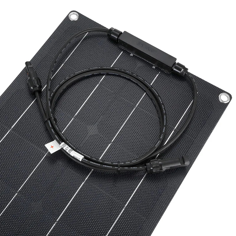 High Quality 50W Monocrystalline Silicon Solar Panel ETFE Flexible Waterproof Solar Panel For Rooftop Power Generation, Tents