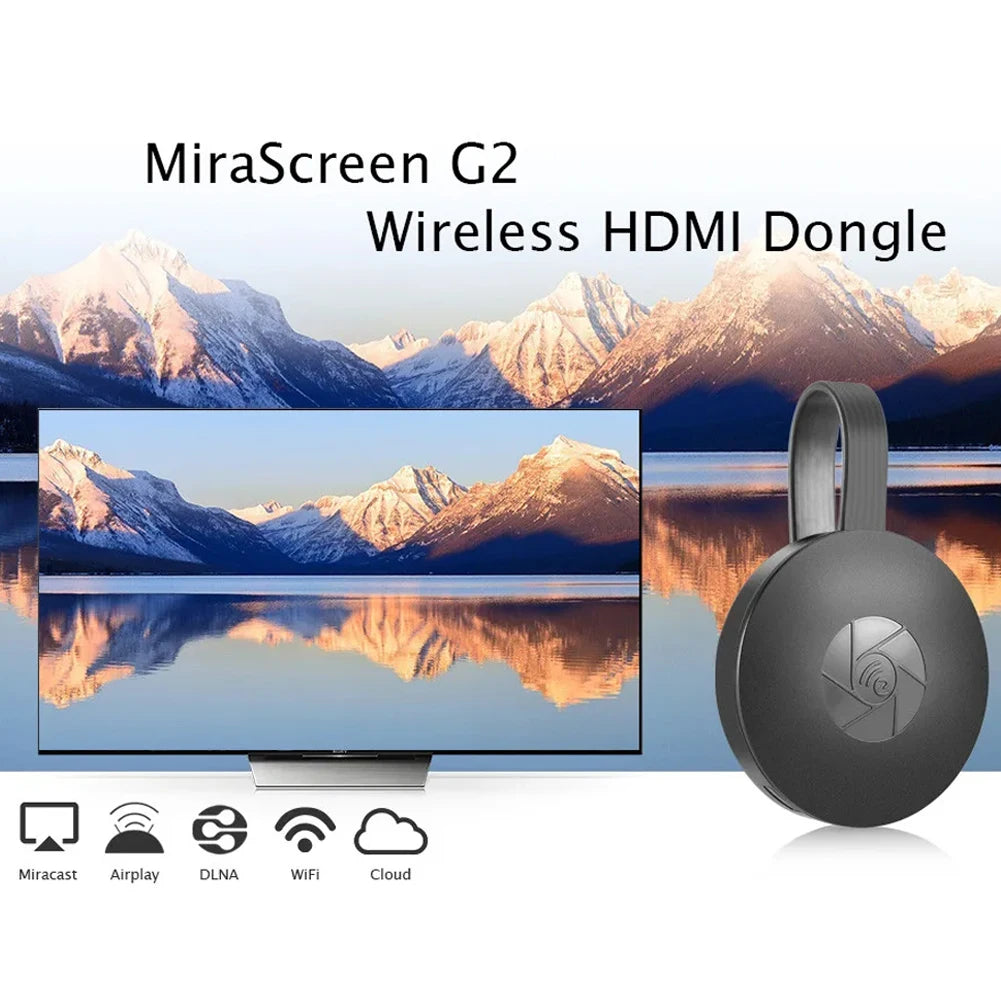 Wireless HDMI Mirroring Multiple Device Mobile Phoneconnected To TV HD 1080P Projection Computer Ipad WIFI Live Screen Projector