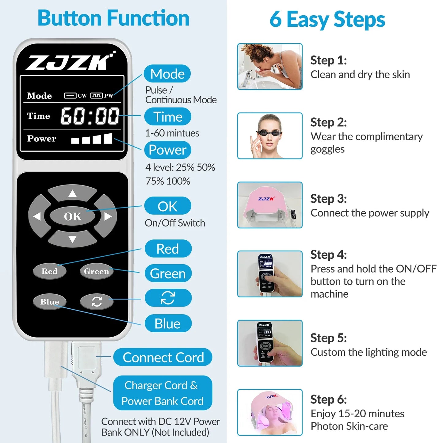 Led Beauty Mask Face Photonic Skin Mask