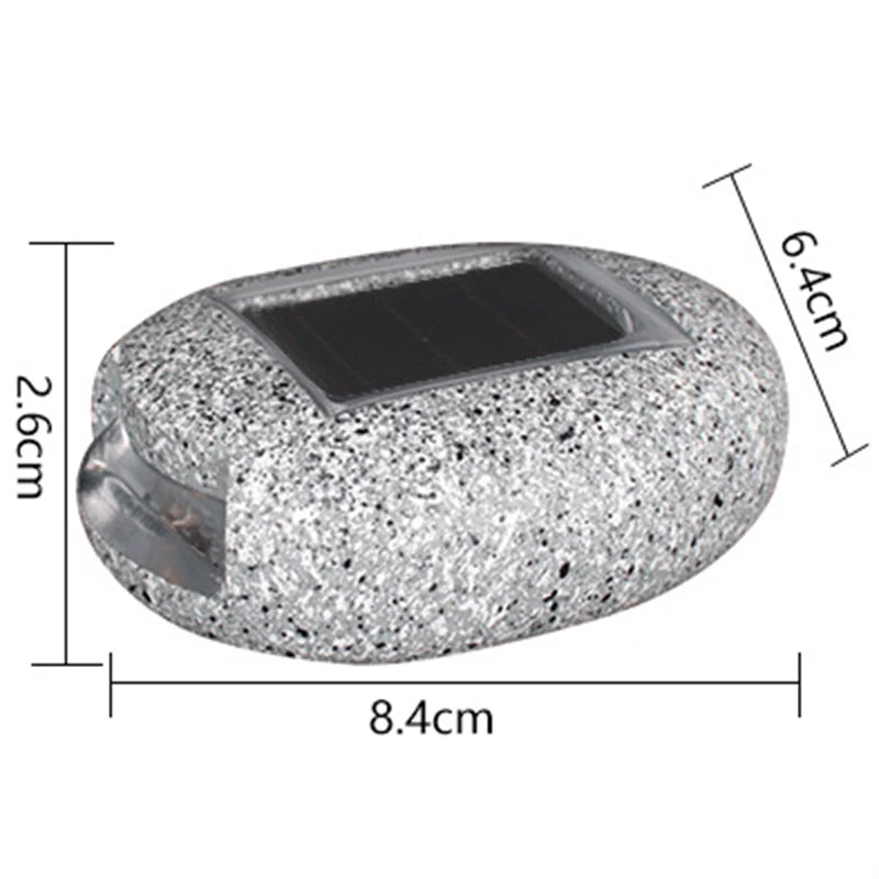 Solar Light For Garden Decoration Outdoor Path Light LED Rock Light Waterproof Driveway Walkway Solar Stones Lamp