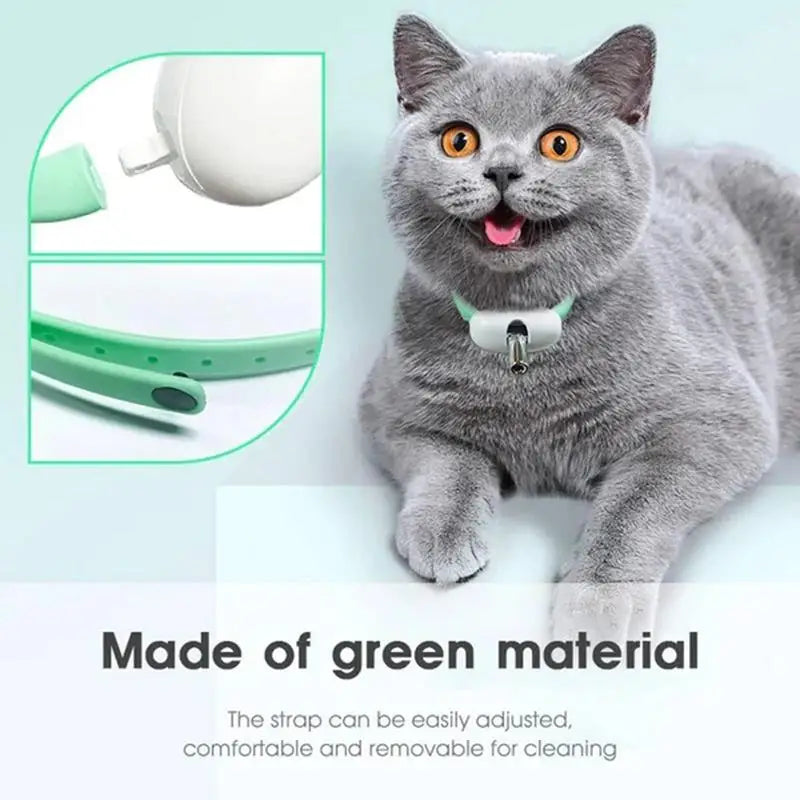 Cat Toy With LED Laser Lights Wearable Automatic Electric Smart Amusing Collar For Kitten Portable Interactive Pet Exercise Toys