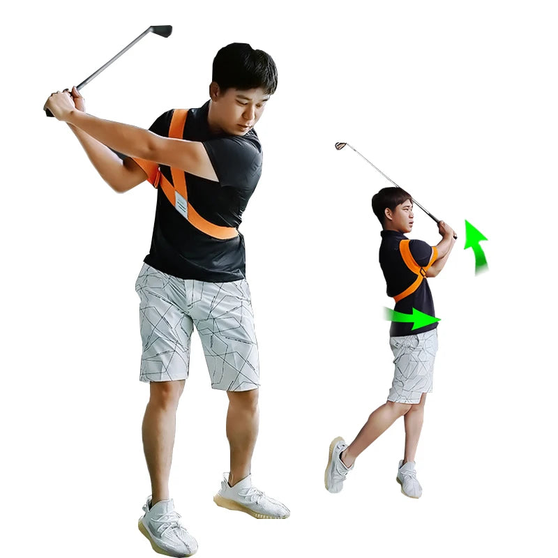 Golf Swing Correcto Golf Swing Strap Belt Gesture Alignment Training Golf Practice Supplies For Men Women Teenagers Beginners