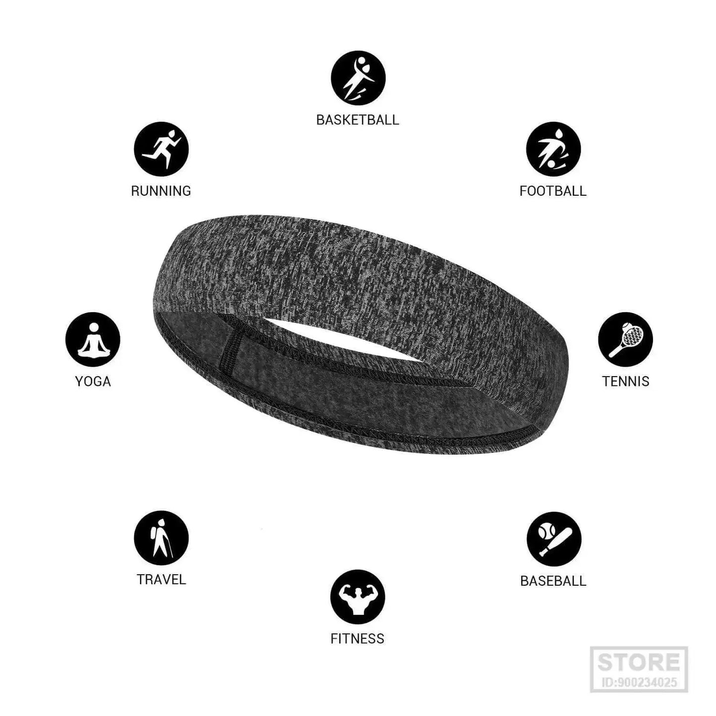 WEST BIKING Hair Band For Men Polyester Sports Headband Women Sweatband Breathable Cozy Wristband Yoga Badminton Tennis Headwear