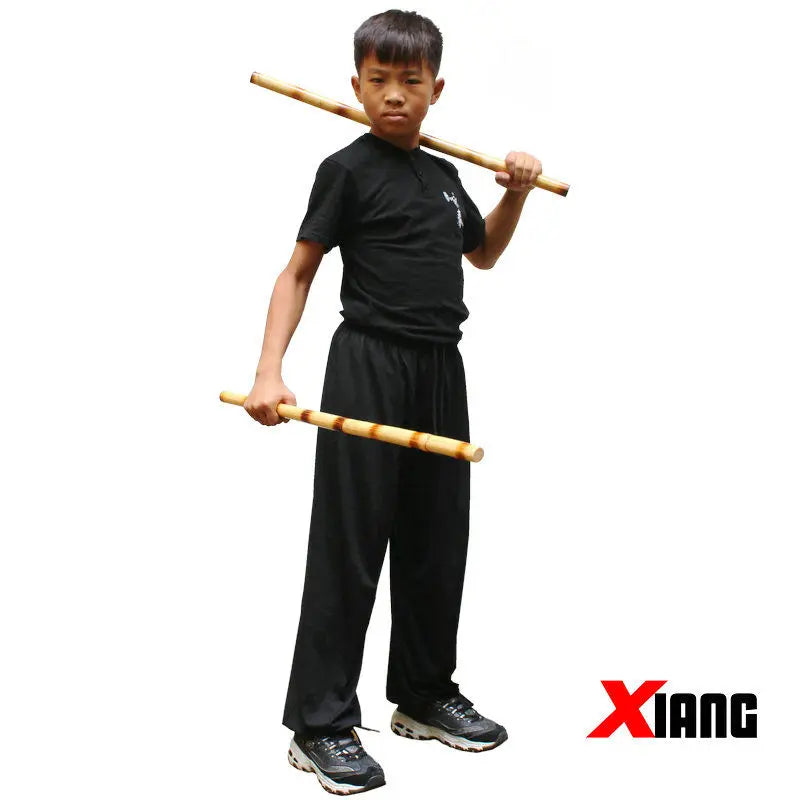 1pcs Indonesia Rattan Hard Stick Martial Arts Weapons Kung Fu Training Equipment Self Defense Unleashing Outdoor Sports 60cm Bat