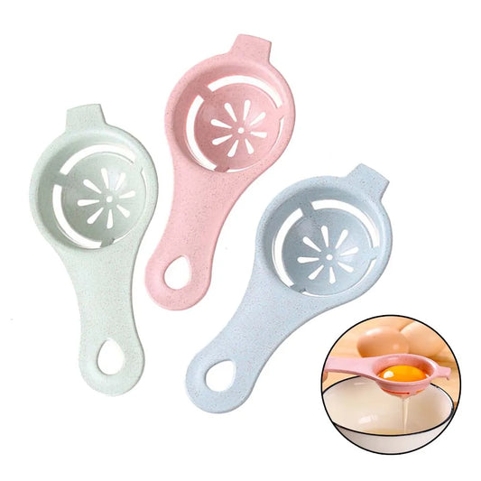 1PC Egg Yolk Separator Divider Plastic Convenient Household Eggs Tool Separates Sieve Cooking Baking Tool Kitchen Accessories