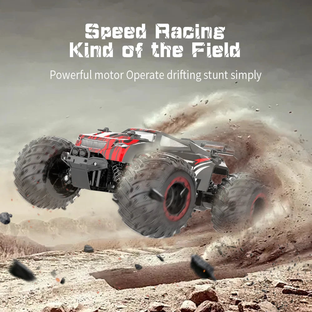 JJRC Q105 Q175 1:18 20 Km/h 2.4GHz Double Motors Drive With LED Light Off Road Remote Control Cars Drift Monster Truck Toys