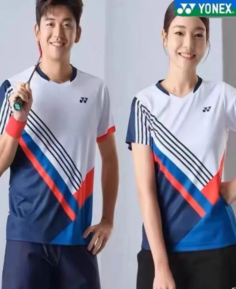 Yonex Men's Women's Badminton Uniforms for Couples Quick-drying Sports Jerseys That Are Sweat-wicking, Anti-odor and Breathable