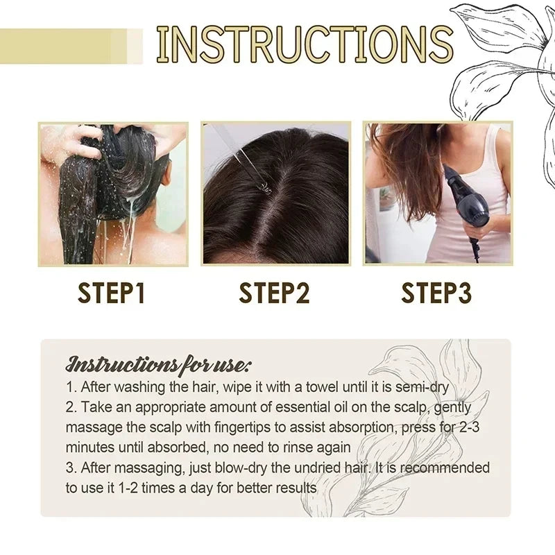 Hair serum Natural Products For woman man hair care beauty health essential oil