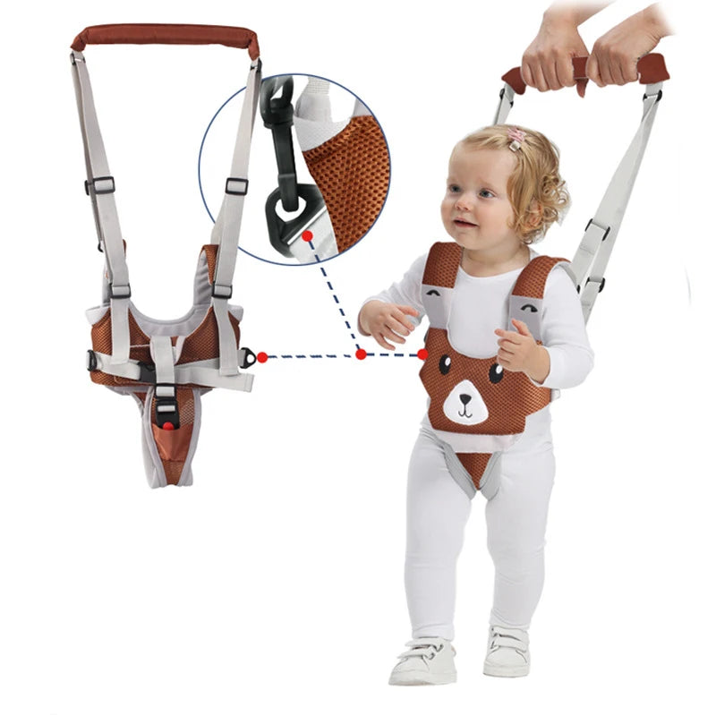 Baby Learning Walking Belt Baby Walker Toddler Rope Boy Girl Seat Walk Anti-fall Belt Baby Dual-use Child Traction Rope Artifact