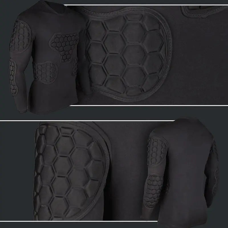 New Arrival Men's Rugby Soccer Goalkeeper Jerseys Padded Football Training Clothing Sponge Goal Keeper Protective Shirts Elbow