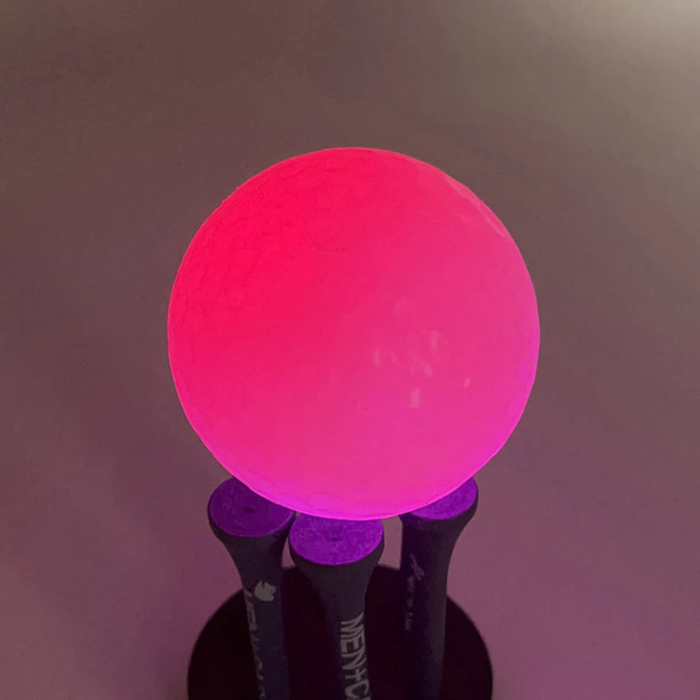 LED Glowing Golf Ball Flash Golf Ball Long Lasting Bright Glowing Ball Is Iuitable For Xi Golf Practice At Night 골프공