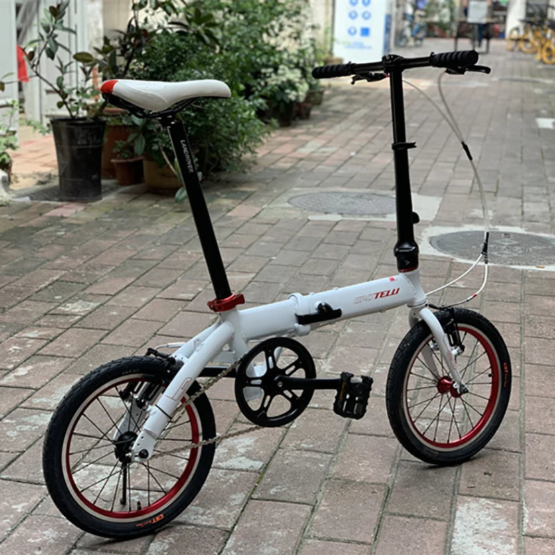 16 Inch Folding Bike Portable BMX Mini Velo Single Speed Bicycle For Children Adult Commuting Exercise