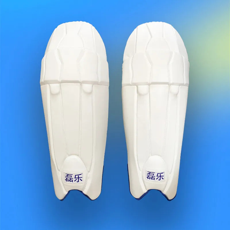 Cricket Pads Batting Protective Gear Young Student White Portable Breathable Detachable Knee Protection Leg Protection Supplies