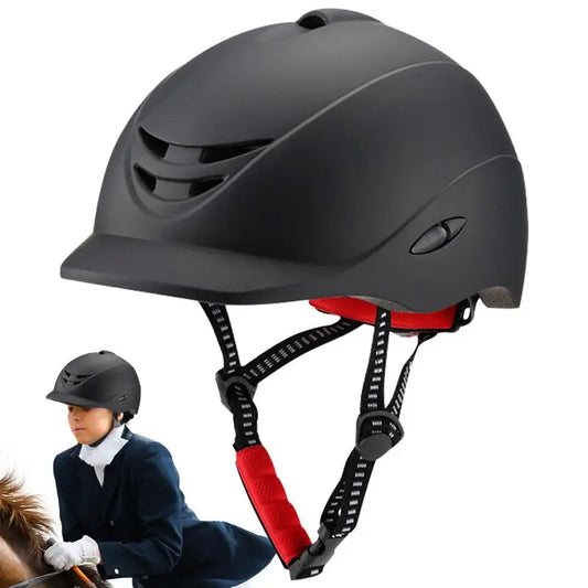 UltraLight Adults Children's Equestrian Helmet Adjustable Riding Helmet Knight Hat Horse Riding Safety Protective Hat For Teen