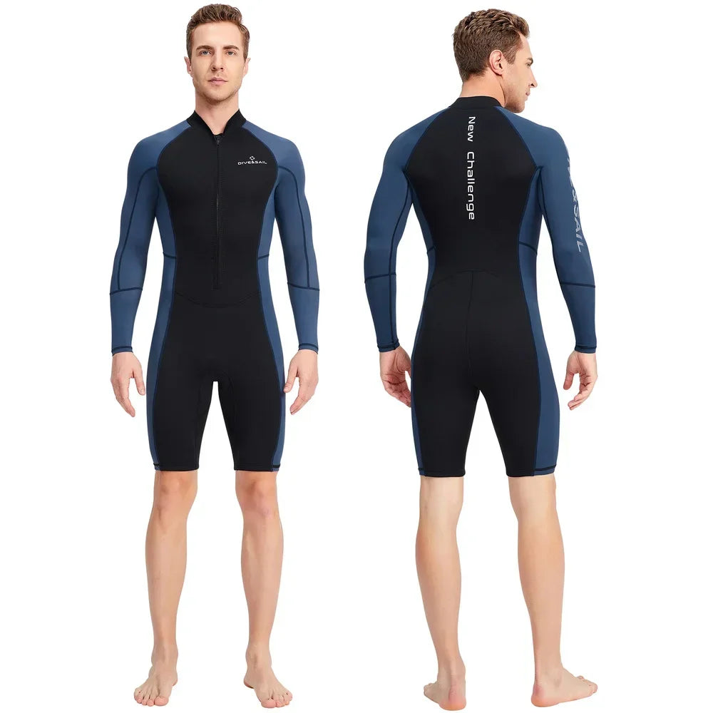 1.5mm Neoprene Shorty Mens Wetsuit UV-proof