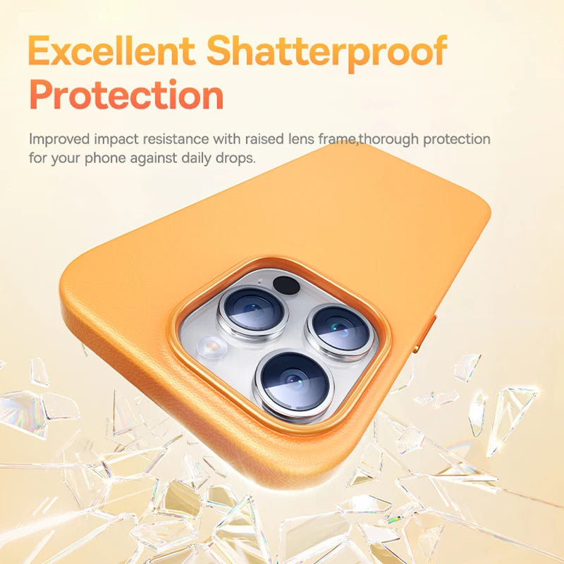 Leather Magnetic Case for iPhone 15 14 13