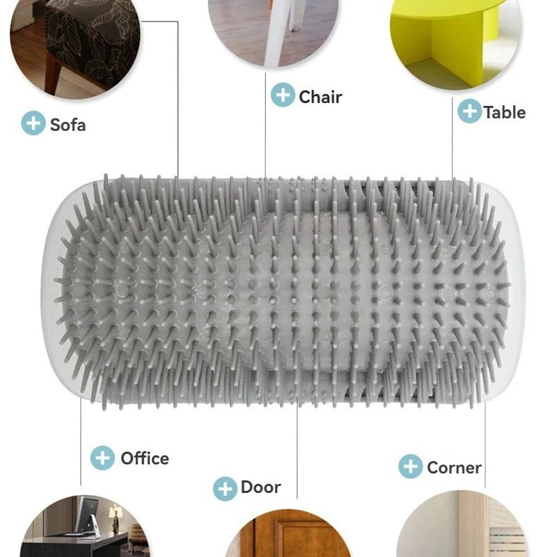 New Soft Cat Corner Massage Self-beauty Device Free Gift Pet Grooming Glove Cat Grooming Brush Face Comb Pet Grooming Supplies