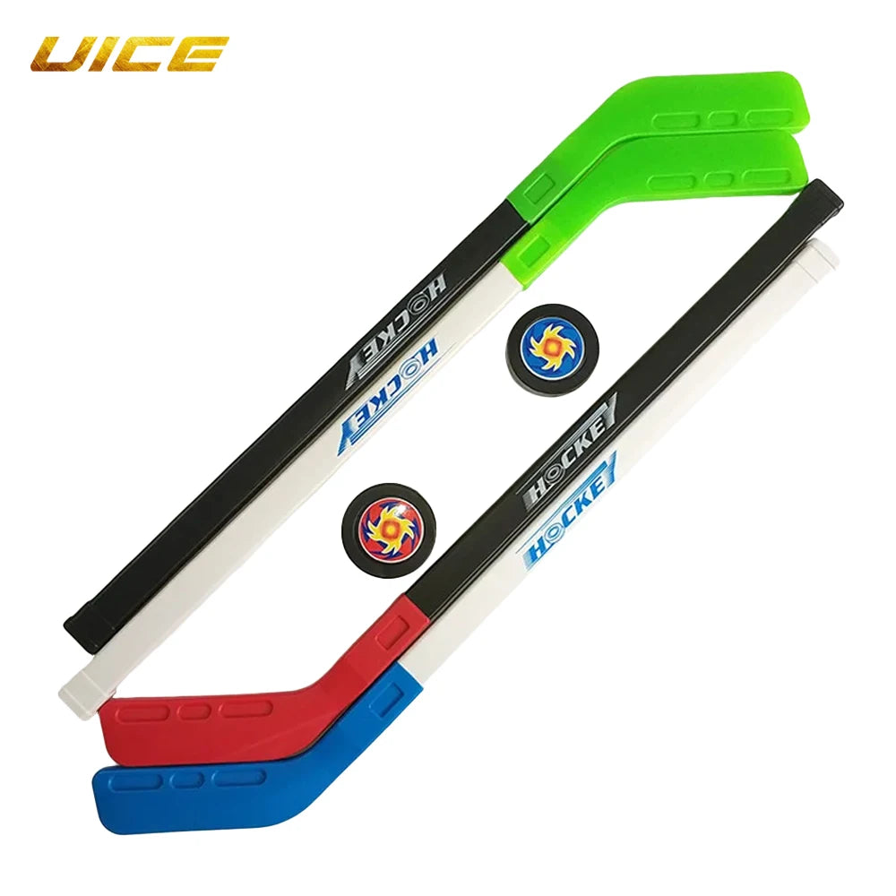 Ice Hockey Stick 4pcs/set Kids Children Winter Ice Hockey Stick Training Tools 2xSticks 2xBalls Winter Sports Toy Fits