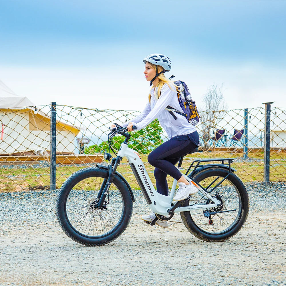Shengmilo MX06 Electric Bike 1000W Bafang  Electric Bicycle Fat bike electric 26" E-bike 48V 17.5AH Battery Ebike