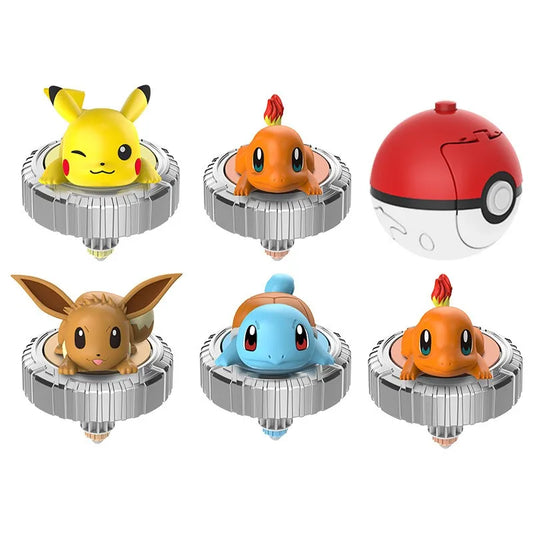 Pokemon Tops Gyroscopic disk Pikachu Beyblade  Magic Gyro Children Arena Toys Action Figure Boy Birthday Christmas Holiday Gift