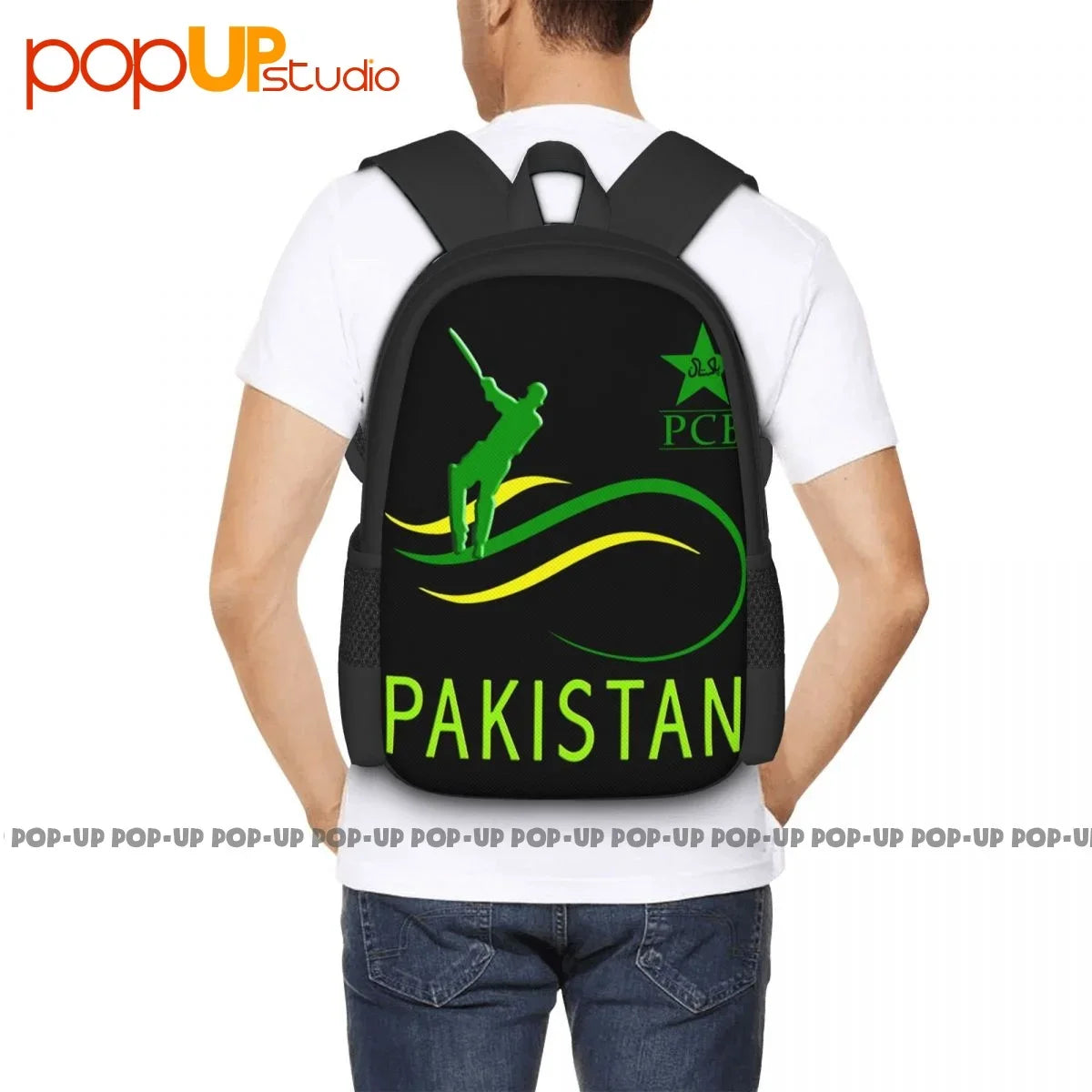 Pakistan Cricket Jersey Imran Backpack Large Capacity Fashion Training Gym Tote Bag Clothes Backpacks