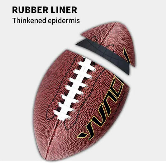 Standard Size 9 American Football Rugby Ball PVC Machine-sewing Anti-slip Durable Training Competition Ball Sports Equipment