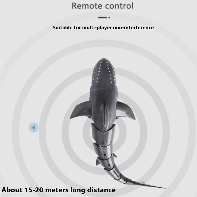 2.4g Remote Control Shark Toy Submarine Children's Pool Outdoor Remote Control Beach Swimming Bath Toy Children Analog Boy Toy