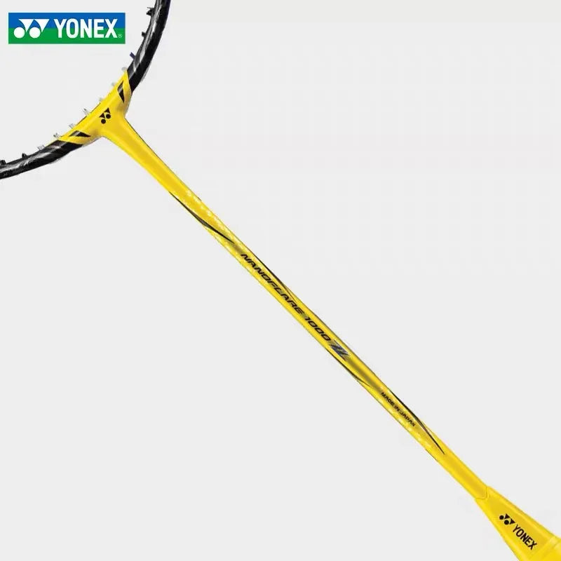 Yonex Badminton Racket yy Ultra-light Carbon Fiber Flash NF 1000Z Yellow Speed Type Increased Swing Professional