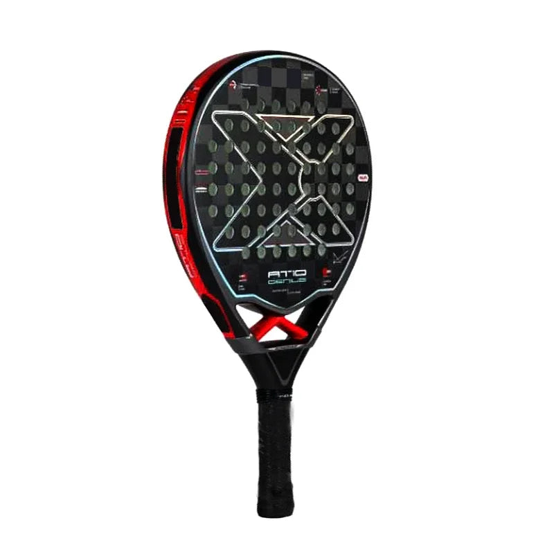 2024 New Pala Padel Paddle Tennis Racket Soft Face Carbon Fiber Soft EVA Face Sports Racquet Outdoors Equipment