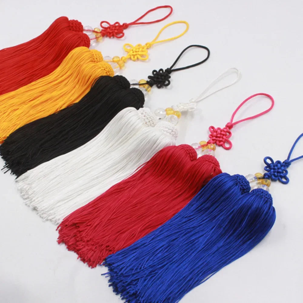 Tai Chi Sword Tassel ear hanging ribbon,Chinese traditional Tai Chi Kung Fu Wush sword tassel