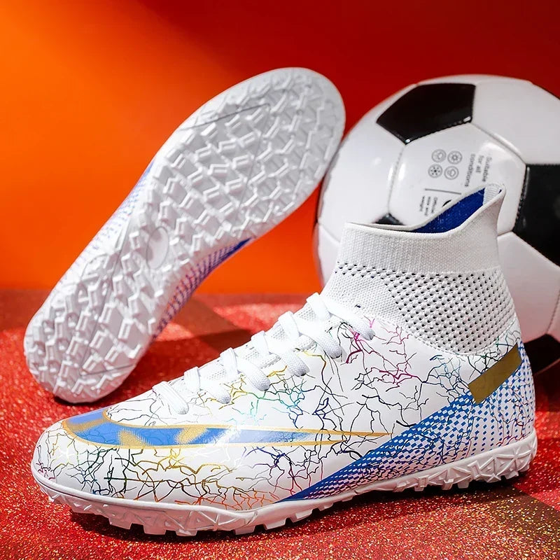 Brand New Men Soccer Shoes Professional Comfortable Futsal Grass High Quality Training Sport Match Football Boots Ultralight