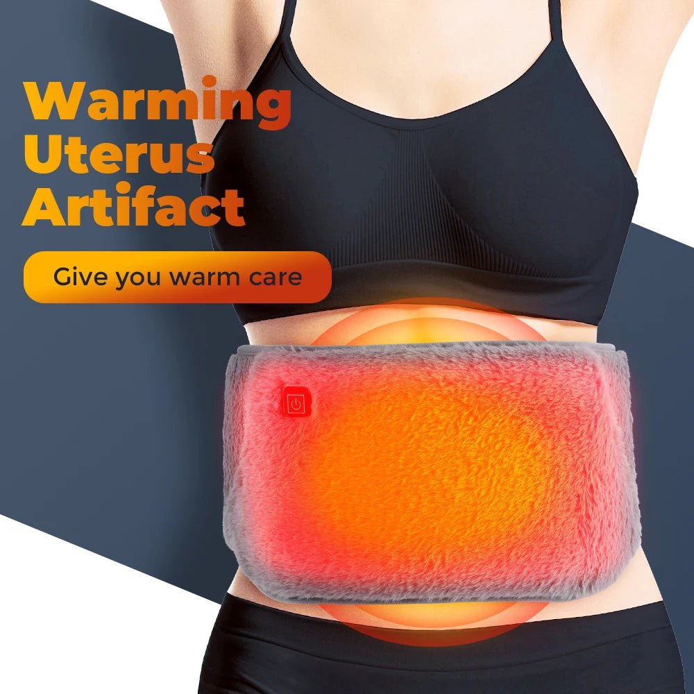 USB Electric Heating Belt Hand Warmer Winter Heater Hot Compress Therapy Abdominal Waist Lumbar Menstrual Uterus Warming Pad