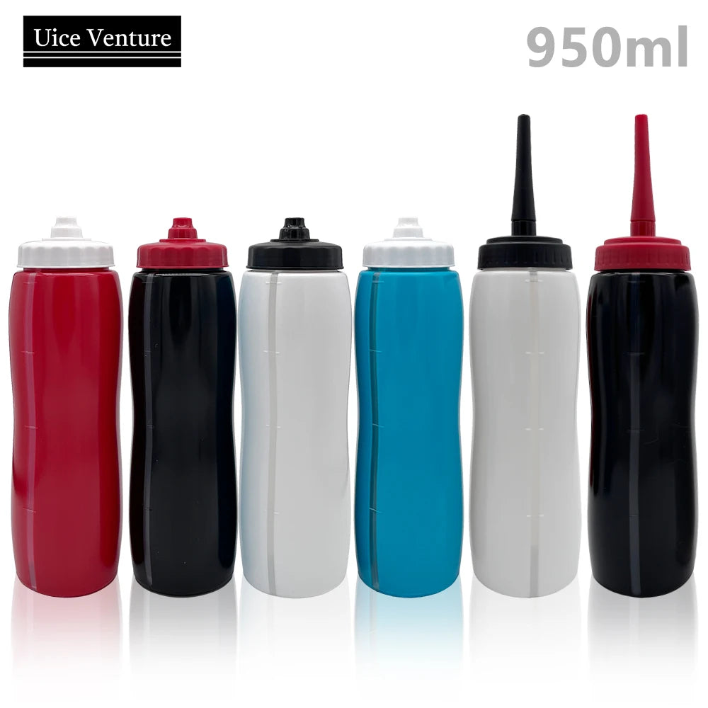 950ML Ice Hockey Water Bottle Hockey Accessories BPA Free Sports Bottle For Ice Hockey Lacrosse Football Sports Equipment