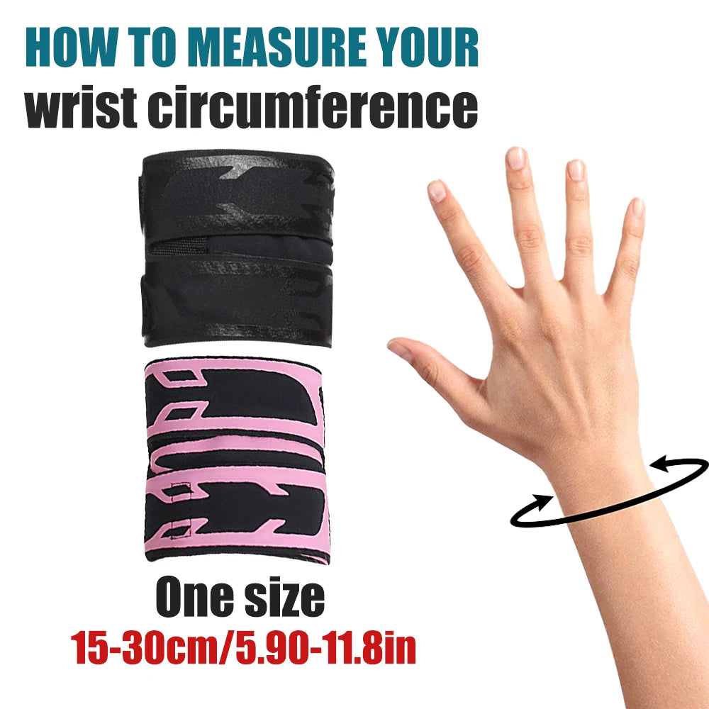 Professional Sports Compression Wrist Brace Thin Breathable Adjustable Hand Wrap Support Gym Wristband for Basketball Badminton