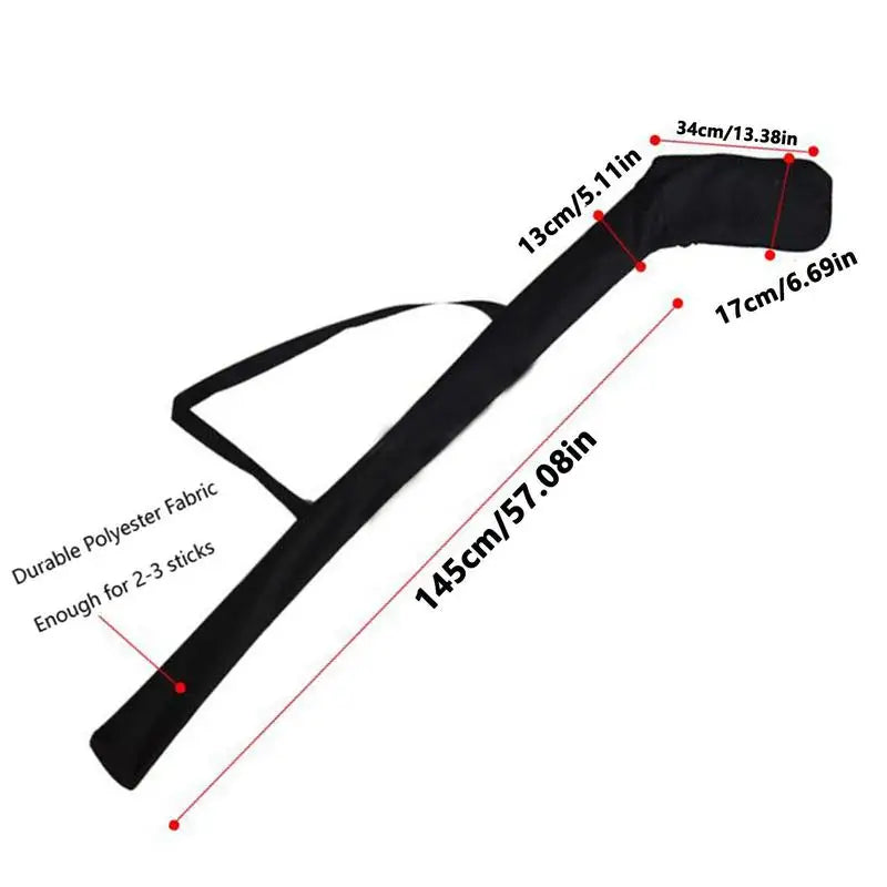 Hockey Puck Bag Two Shoulder Strip Hockey Bag Zipper Field Hockey Stick Bag Hockey Equipment Bag Accessories For Men Women