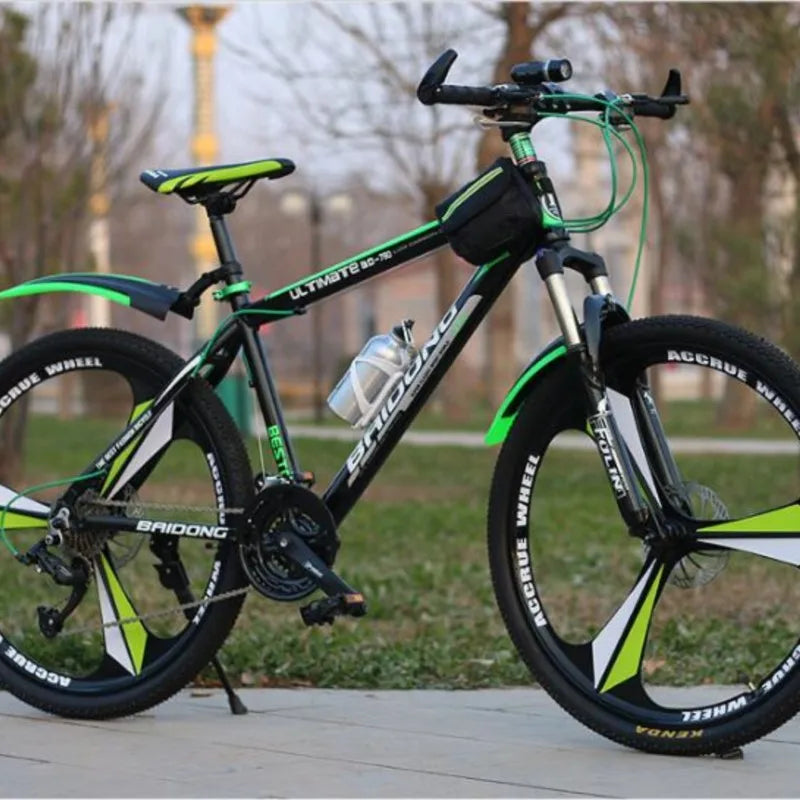 Cooya New Mountain Sports Bike Adult 24 "26" Men And Women Variable Speed Mountain Bike 27 Speed Trail Bike The Bike Is Light