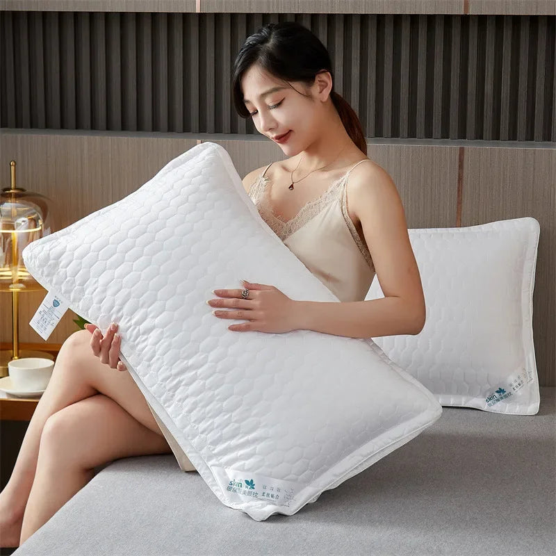 High Pillow Five-star Hotel Quality Cotton 48x74cm