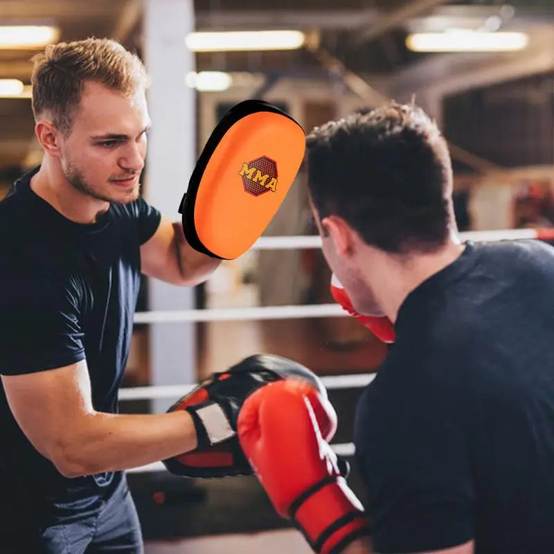 Kickboxing Pads Soft Curved Punching Pads For Boxing MMA Training Equipment Fluorescent Taekwondo Kicking Pads Foot Knee And