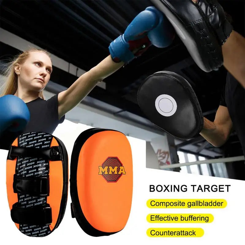 Kickboxing Pads Soft Curved Punching Pads For Boxing MMA Training Equipment Fluorescent Taekwondo Kicking Pads Foot Knee And