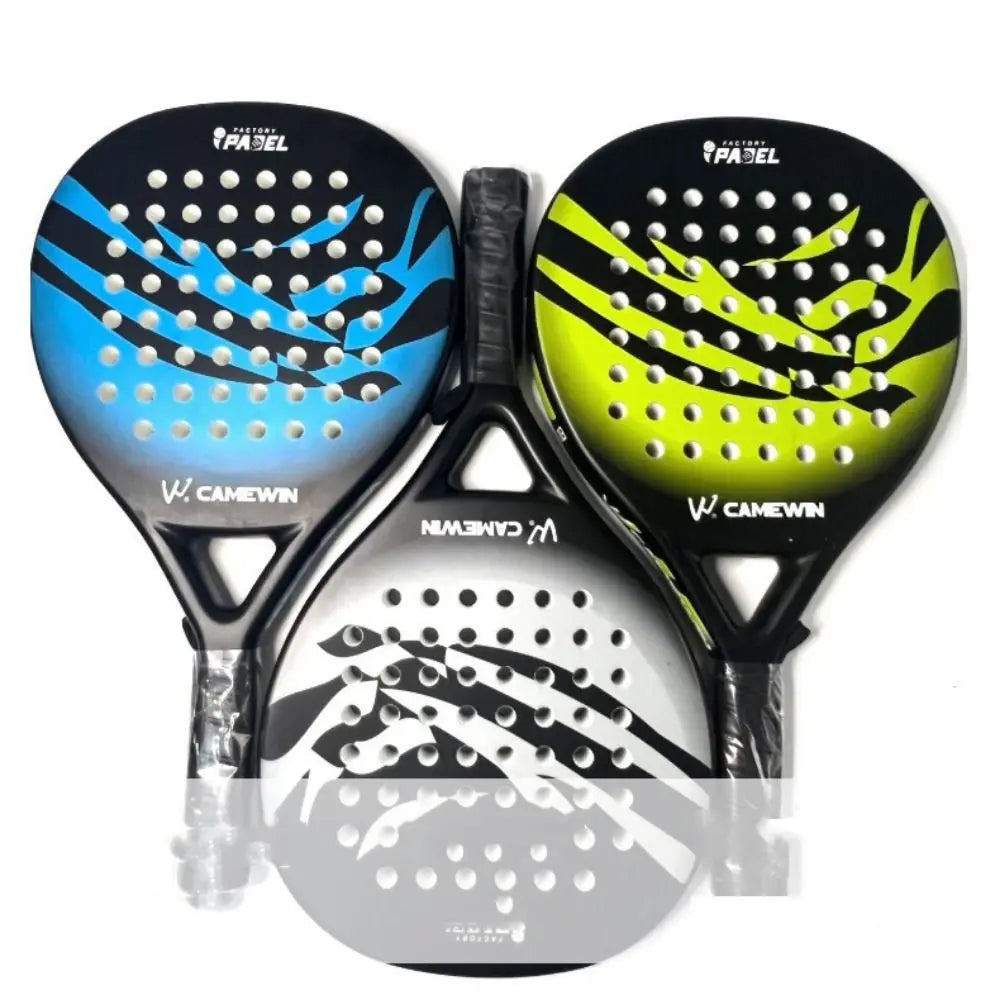 Professional Beach Tennis Racket Thickening Durable Padel Rackets High Elasticity Carbon Fiber Tennis Racket