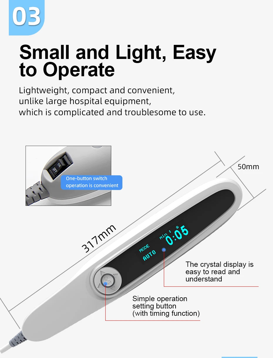 UVB Ultraviolet Phototherapy Instrument Vitiligo Treatment Ultraviolet Lamp Laser Psoriasis Lamp Phototherapy Vitiligo