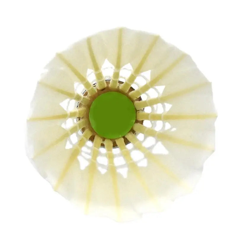 Feather Shuttlecock 12pcs Duck Feather Badminton Shuttlecocks High-Speed Training Badminton Balls Steady Flight Path Suitable
