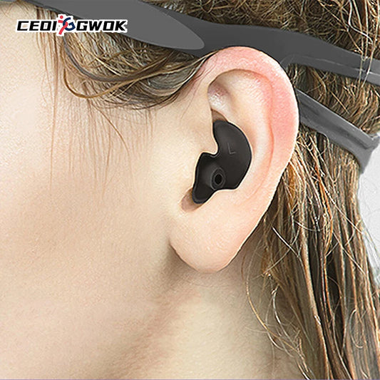 CEOI GWOK 1 Pair Ear Plugs Water Sports Swimming Diving Adult Waterproof Ear Protector Earplugs