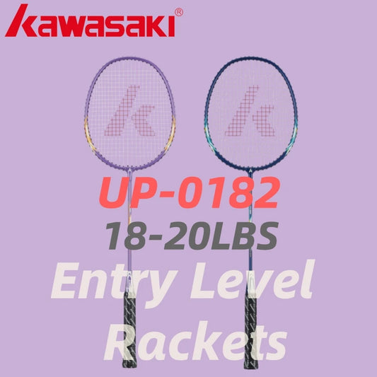 2022 Kawasaki 1 Pair Of Badminton Racket 1U Aluminum Alloy Frame Badminton Racquet With String For Entertainment UP-0182