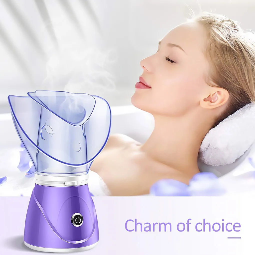 Face Steamer Facial Heating Sprayer Skin Moisturizing Pore Cleaner Facial Hot Fog Steamer Home Care Skin Humidifier SPA Machine