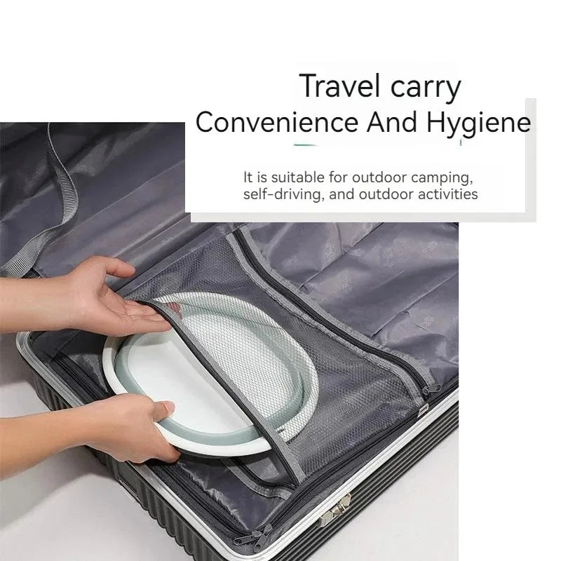 Foldable Basin Travel Portable Shampoo Basin Baby Adult Pregnant Women Dormitory Room Essential Bathroom Laundry Basin