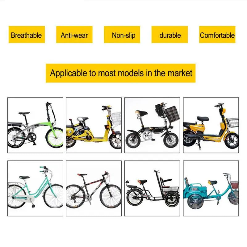 Breathable Bicycle Saddle Men Women MTB Road Bike Saddle Comfortable Bike Seat Cushion Shock Absorbing Widened Bicycle Seat