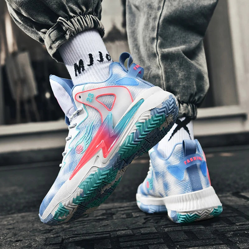 2024 New Basketball Shoes Men Breathable Comfortable Sneakers Training Sports Basketball Sneakers